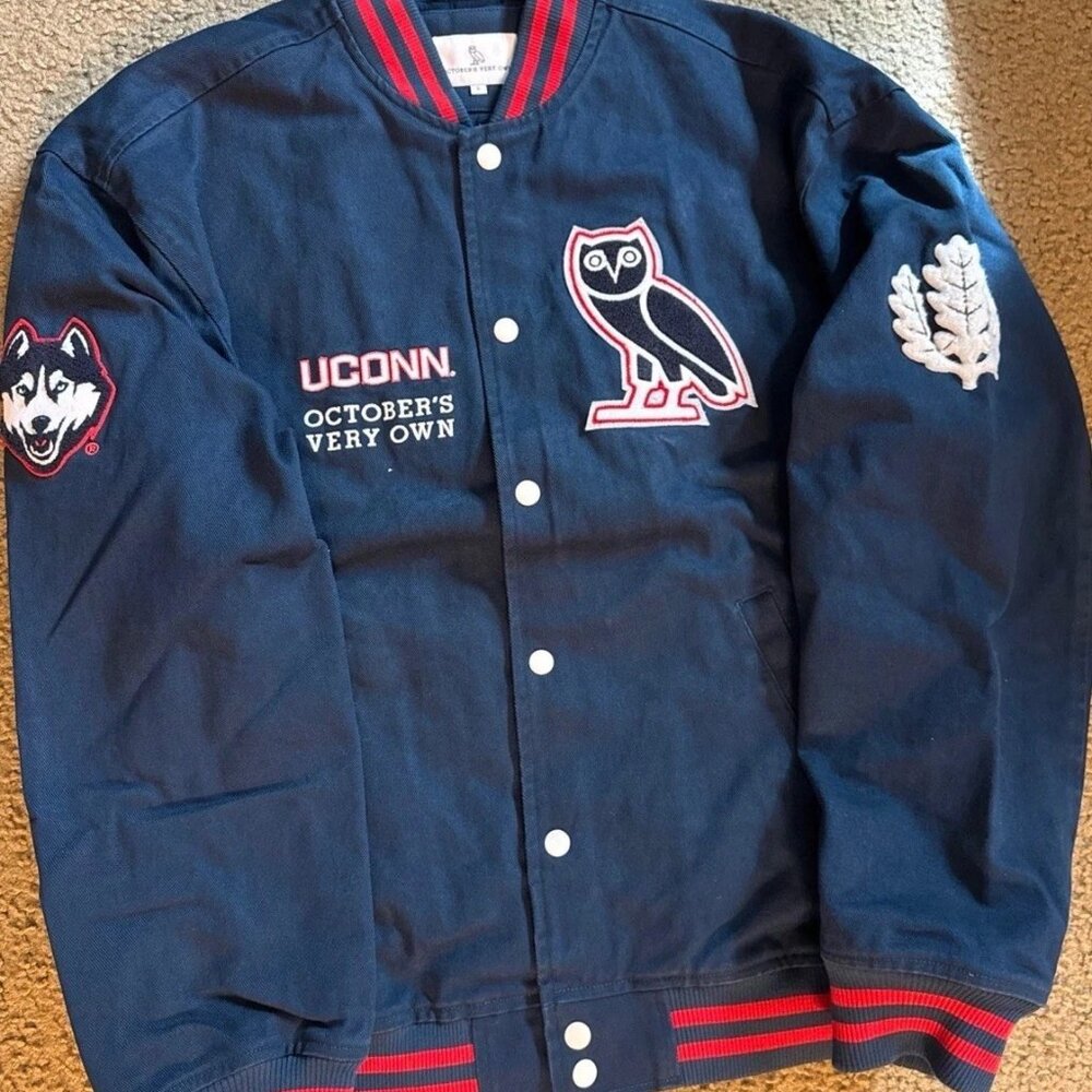 OVO UCONN Huskies Varsity Jacket Sizes M, L & XL
